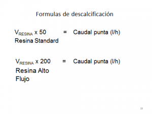 Formula de descalcificación